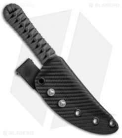 Marfione Custom Borka Blade Mini SBK Fixed Blade Knife (4" Gray DLC SW) -Microtech Marfione Borka Mini SBK Gray SW 312 SBK BHQ 52572 jr sheath