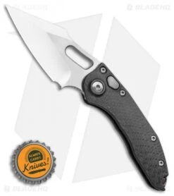 Marfione Custom Borka Blades Stitch Carbon Fiber Automatic Knife (3.75" Mirror) -Microtech Marfione Custom Borka Blades Stitch Carbon Fiber Automatic Knife Mirror Polish BHQ 118912 LS Bottlecap