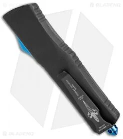 Marfione Custom Carbon Fiber Combat Troodon OTF Bowie Knife (Damascus) 8 Marfione Custom Carbon Fiber Combat Troodon OTF Bowie Knife (Damascus) -Microtech Marfione Custom CF Combat Troodon OTF Bowie Damascus 342 MCK BHQ 52553 jr side