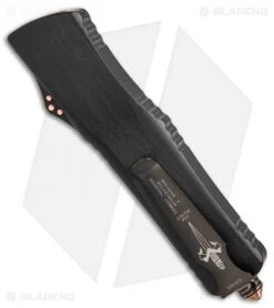 Marfione Custom Combat Troodon Interceptor W/ Ringed Copper HW (3.8" Hand Satin) -Microtech Marfione Custom Combat Troodon Interceptor Ringed Copper Rubbed Satin BHQ 71488 er side