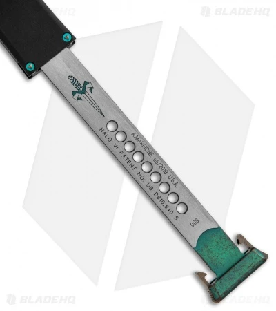 Marfione Custom Halo VI Hellhound Tanto OTF Automatic (4.4" Bronze Stonewash) 6 Marfione Custom Halo VI Hellhound Tanto OTF Automatic (4.4" Bronze Stonewash) - Image 4