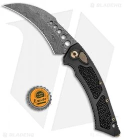 Marfione Custom Hawk Automatic Knife Stingray Skin (CTS-XHP Core Damascus) -Microtech Marfione Custom Hawk Auto Stingray Skin Core Damascus BHQ 101556 jr bottlecap