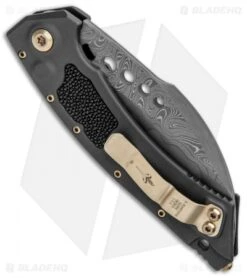 Marfione Custom Hawk Automatic Knife Stingray Skin (CTS-XHP Core Damascus) -Microtech Marfione Custom Hawk Auto Stingray Skin Core Damascus BHQ 101556 jr side