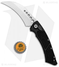 Marfione Custom Hawk Automatic Knife Stingray Skin (4" Hand Rub Satin) -Microtech Marfione Custom Hawk Auto Stingray Skin Hand Rub Satin BHQ 105065 jr bottlecap