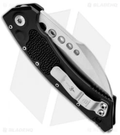 Marfione Custom Hawk Automatic Knife Stingray Skin (4" Hand Rub Satin) -Microtech Marfione Custom Hawk Auto Stingray Skin Hand Rub Satin BHQ 105065 jr side