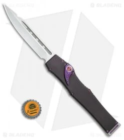 Marfione Custom Microtech Halo V OTF Automatic Knife Purple Haze Ti (Mirror) -Microtech Marfione Custom Microtech Halo V purple haze ti mirror BHQ 71503 jr bottlecap