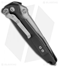 Marfione Custom Socom Elite Prototype Tanto Manual Knife Black (4" Stonewash) -Microtech Marfione Custom Socom Elite Prototype Tanto TT BHQ 71495 jr side