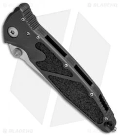 Marfione Custom Socom Elite Prototype Tanto Manual Knife Black (4" Stonewash) -Microtech Marfione Custom Socom Elite Prototype Tanto TT BHQ 71495 jr spine