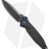 Marfione Custom Socom Elite S/E Knife CF W/ Flamed Spacer + Blue HW (DLC Mirror)