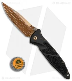 Marfione Custom Socom Elite S/E Knife Stingray Inlay + Bronze HW (Razorwire Dam) -Microtech Marfione Custom Socom Elite SE Stingray Inlay Bronze HW Razorwire Dam BHQ 83094 er bottlecap