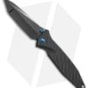 Marfione Custom Socom Elite T/E Knife CF W/ Flamed Spacer + Blue HW (DLC Mirror) -Microtech Marfione Custom Socom Elite Tanto CF Flamed spacer blue ti hw DLC mirror BHQ 75772 er 2