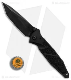 Marfione Custom Socom Elite Tanto Manual Knife Ray (4" DLC Razorwire Damascus) -Microtech Marfione Custom Socom Elite Tanto Ray DLC Razorwire Damascus BHQ 85188 er bottlecap