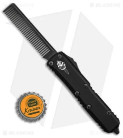 Microtech Marfione Custom Tactical Beard Comb Black (DLC Stonewash) -Microtech Marfione Custom Tactical Beard Comb Black DLC SW BHQ 149075 td size