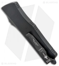 Marfione Custom Troodon OTF Knife Anodized Hefted Black Aluminum (3" Mirror) 8 Marfione Custom Troodon OTF Knife Anodized Hefted Black Aluminum (3" Mirror) -Microtech Marfione Custom Troodon OTF Anodized Hefted Black Aluminum Mirror 338 MCK BHQ 95388 jr side