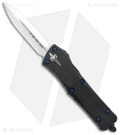 Marfione Custom Troodon OTF Knife Anodized Hefted Black Aluminum (3" Mirror) 3 Marfione Custom Troodon OTF Knife Anodized Hefted Black Aluminum (3" Mirror)