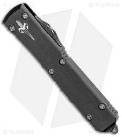 Marfione Custom Ultratech Tanto OTF Automatic Knife (3.4" 2-T DLC Apocalyptic) -Microtech Marfione Custom Ultratech Tanto OTF Auto DLC Apocalyptic BHQ 101577 jr spine