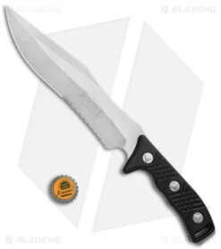 Microtech Arbiter Fixed Blade Knife Black G-10 (8.75" SW) 104-11 -Microtech Microtech Arbiter Serr SW 104 11 BHQ 118362 jr bottlecap