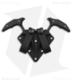 Microtech BEE S/E Wharncliffe Double Push Daggers Carbon Fiber (2.5" DLC Serr) 14 Microtech BEE S/E Wharncliffe Double Push Daggers Carbon Fiber (2.5" DLC Serr) -Microtech Microtech BEE SE Wharncliffe Double Push Daggers Carbon Fiber 2in DLC Serr BHQ 149053 td sheath