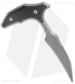 Microtech BEE S/E Wharncliffe Double Push Daggers Black G-10 (2.5" AP Full Serr) -Microtech Microtech BEE SS FS Double Push Daggers AP Black G 10 Full Serr BHQ 141921 jr knife 1 spine