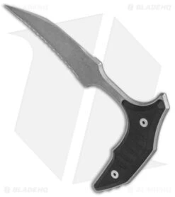 Microtech BEE S/E Wharncliffe Double Push Daggers Black G-10 (2.5" AP Full Serr) -Microtech Microtech BEE SS FS Double Push Daggers AP Black G 10 Full Serr BHQ 141921 jr knife 2 spine