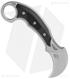 Microtech Bastinelli Iconic Karambit Fixed Blade Knife (Stonewash) 118-10R -Microtech Microtech Bastinelli Iconic Karambit Knife SW 118 10R BHQ 99151 jr spine