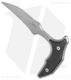 Microtech BEE S/E Wharncliffe Double Push Daggers Black G-10 (2.5" BB Full Serr) -Microtech Microtech Bee Double SE Wharncliffe SS BB FS Black G 10 218D 9GTBKS BHQ 141749 jr 2 spine