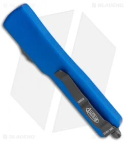 Microtech Blue UTX70 Tanto D/A OTF Automatic Knife (Two-Tone PLN) 149-1BL 8 Microtech Blue UTX70 Tanto D/A OTF Automatic Knife (Two-Tone PLN) 149-1BL -Microtech Microtech Blue UTX 70 Tanto DA Auto TT BHQ 6581 jr side