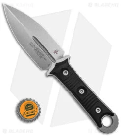 Microtech Borka SBD Dagger Fixed Blade Knife Black G-10 (4.4" Stonewash) -Microtech Microtech Borka SBD Dagger Fixed Blade Knife Black G 10 4in SW BHQ 108661 td size