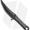 Microtech Borka SBK Fixed Blade Knife Carbon Fiber (5" Black Full Serr) 200-1DLC -Microtech Microtech Borka SBK CF Black Full Serr 200 3DLC BHQ 76135 jr