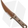 Microtech Borka SBK Fixed Blade Knife Tan G-10 (5" Tan Serr) 200-2PVDTN -Microtech Microtech Borka SBK tan G10 tan serr BHQ 74306 er