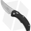 Microtech Brachial Automatic Knife Black Aluminum (3.25" Serrated Stonewash) 1 Microtech Brachial Automatic Knife Black Aluminum (3.25" Serrated Stonewash) -Microtech Microtech Brachial Auto Black Aluminum Serr SW BHQ 157446 jr