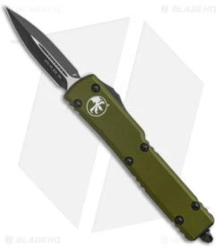 Microtech CA Legal UTX-70 OTF D/E Auto Knife OD Green (1.9" Black) CA147-1OD