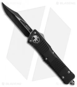 Microtech Combat Troodon Bowie OTF Knife (3.8" Black) 146-1