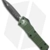 Microtech Combat Troodon D/E OTF Automatic Knife Green (3.8" Two-Tone) 142-1OD -Microtech Microtech Combat Troodon DE OTF Auto Green TT 142 1OD BHQ 25835 jr