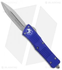 Microtech Combat Troodon D/E OTF Automatic Knife Purple (3.8" Stonewash) 142-10P