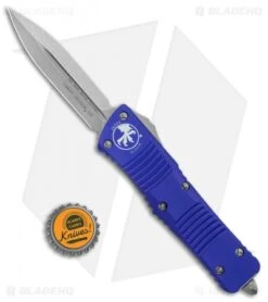 Microtech Combat Troodon D/E OTF Automatic Knife Purple (3.8" Stonewash) 142-10P -Microtech Microtech Combat Troodon DE OTF Auto Purple SW 142 10P BHQ 28968 jr bottlecap