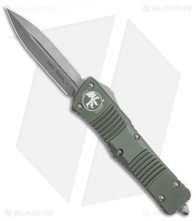Microtech Combat Troodon D/E OTF Automatic Knife OD Green (3.8" Apocalyptic) 3 Microtech Combat Troodon D/E OTF Automatic Knife OD Green (3.8" Apocalyptic)