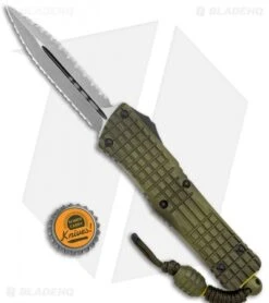 Microtech Combat Troodon D/E OTF Frag Off Series Green (4" Serr) 142-DR12 9 Microtech Combat Troodon D/E OTF Frag Off Series Green (4" Serr) 142-DR12 -Microtech Microtech Combat Troodon DE OTF Frag Off Series Green Serr BHQ 134788 jr bottlecap
