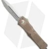 Microtech Combat Troodon D/E OTF Automatic Knife Tan (3.8" SW Serr ) 142-11TA -Microtech Microtech Combat Troodon DE tan sw serr BHQ 71361 er