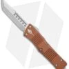 Microtech Signature Series Combat Troodon Hellhound OTF Auto Knife Tan (3.8" SW)