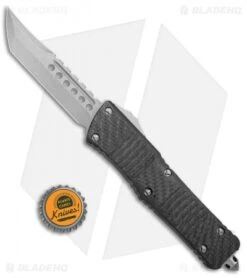 Microtech Combat Troodon Hellhound Tanto OTF Knife CF (3.8" Apocalyptic) -Microtech Microtech Combat Troodon Hellhound Tanto OTF CF Apocalyptic 219 10APCF BHQ 76987 jr bottlecap