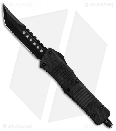 Microtech Combat Troodon Hellhound Tanto OTF Knife Carbon Fiber (3.8" DLC) 3 Microtech Combat Troodon Hellhound Tanto OTF Knife Carbon Fiber (3.8" DLC)
