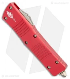 Microtech Signature Series Combat Troodon Hellhound Tanto OTF Knife (3.8" Brnz) 7 Microtech Signature Series Combat Troodon Hellhound Tanto OTF Knife (3.8" Brnz) -Microtech Microtech Combat Troodon Hellhound Tanto OTF Red Bronze 219 13RDS BHQ 107993 jr spine