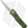 Microtech Combat Troodon OTF D/E Knife OD Green (3.8" Satin Full Serr) 142-6OD