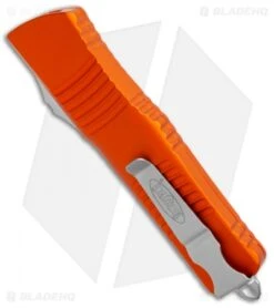 Microtech Combat Troodon OTF D/E Automatic Knife Orange (3.8" Satin) 8 Microtech Combat Troodon OTF D/E Automatic Knife Orange (3.8" Satin) -Microtech Microtech Combat Troodon OTF DE Auto Orange Satin 142 4OR BHQ 98084 jr side