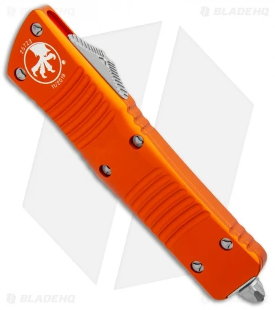 Microtech Combat Troodon OTF D/E Automatic Knife Orange (3.8" Satin) 4 Microtech Combat Troodon OTF D/E Automatic Knife Orange (3.8" Satin) - Image 2
