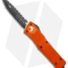 Microtech Combat Troodon OTF Dagger Automatic Knife Orange (Black Full Serr) -Microtech Microtech Combat Troodon OTF Dagger Automatic Knife Orang 3.8in Black Full Serr BHQ 98081 ls 1