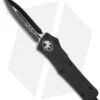 Microtech Combat Troodon OTF Dagger Knife Tactical (3.8" Black) 142-1T -Microtech Microtech Combat Troodon OTF Dagger Knife Tactical 3.8 Black 142 1T BHQ 5296