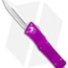 Microtech Combat Troodon OTF Knife D/E Dagger Violet (3.8" Satin Serr) -Microtech Microtech Combat Troodon OTF Dagger Violet Satin Serr 142 5VI BHQ 98095 jr