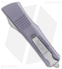 Microtech Combat Troodon OTF Knife D/E Dagger Gray (3.8" Stonewash Full Serr) 8 Microtech Combat Troodon OTF Knife D/E Dagger Gray (3.8" Stonewash Full Serr) -Microtech Microtech Combat Troodon OTF Knife D E Dagger Gray 3.8 Stonewash Full Serr 142 12GY BHQ 98063 LS Side